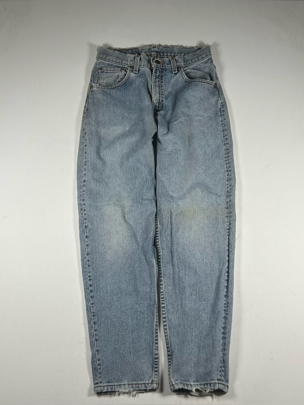 Vintage Levi's 501 Button Fly Denim Jeans Blue Fits Size 28x29 Made In USA